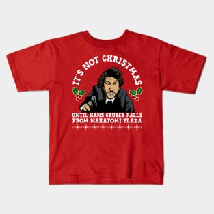 Hans Gruber Christmas Kids T-Shirt